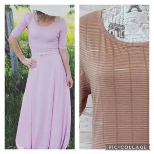 BLUSH PINK MODERN ANA MAXI DRESS•3X•
